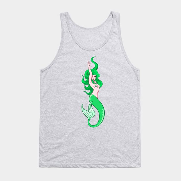 Mermaid Tank Top by wloem